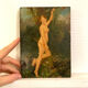 Small oil on panel, Diana 19th century