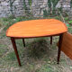 Table à rallonges bois vintage Années 60