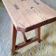 Old wooden farm bench L140
