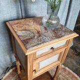 Walnut bedside table