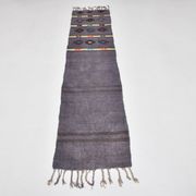 2x8 Grey Turkish Kilim Rug For Hallway, 56x244 Cm