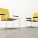 Mid-century Modern German Mauser stackable garden chairs, set of 3.