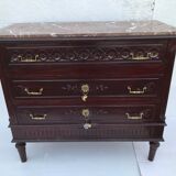 Commode ancienne dessus marbre