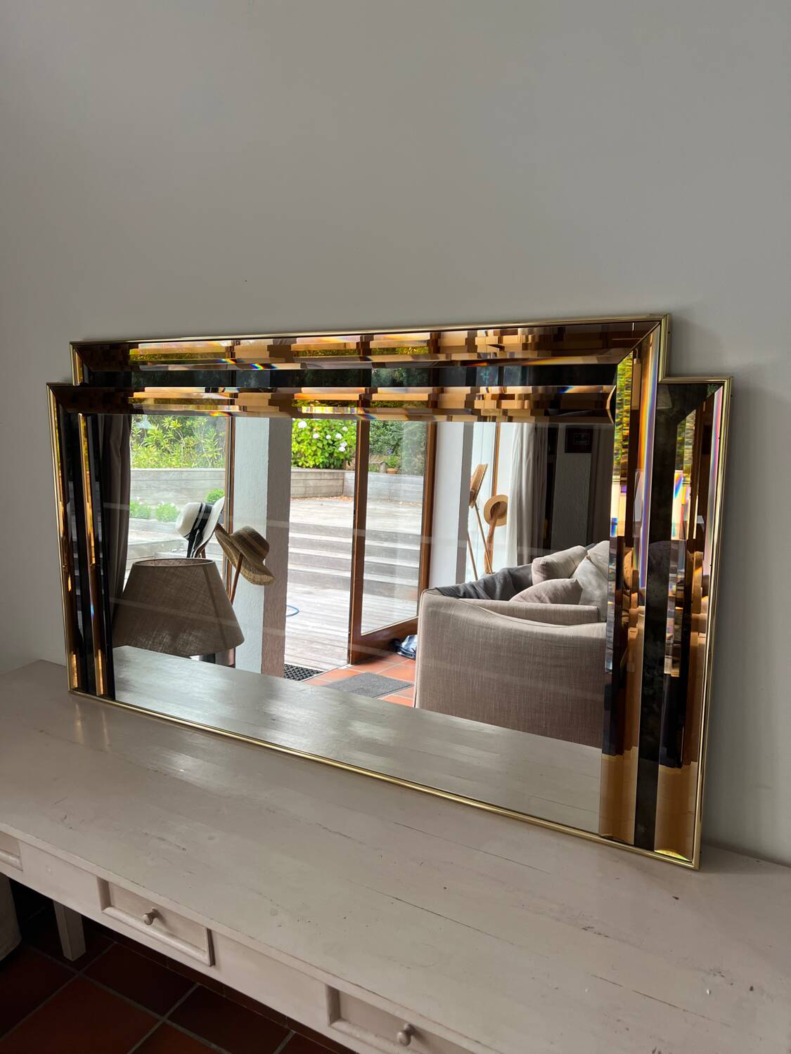 Miroir Schoninger vintage de style Hollywood Regency
