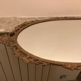 Old metal mirror 68x36cm