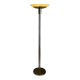 Vintage modernist floor lamp “model 44” Perzel chrome metal and sandblasted glass