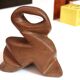 Abstract wooden sculpture, 60s
