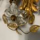 Murano glass flower flush mount, 1960s