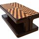 Mid-century marquetry coffee table