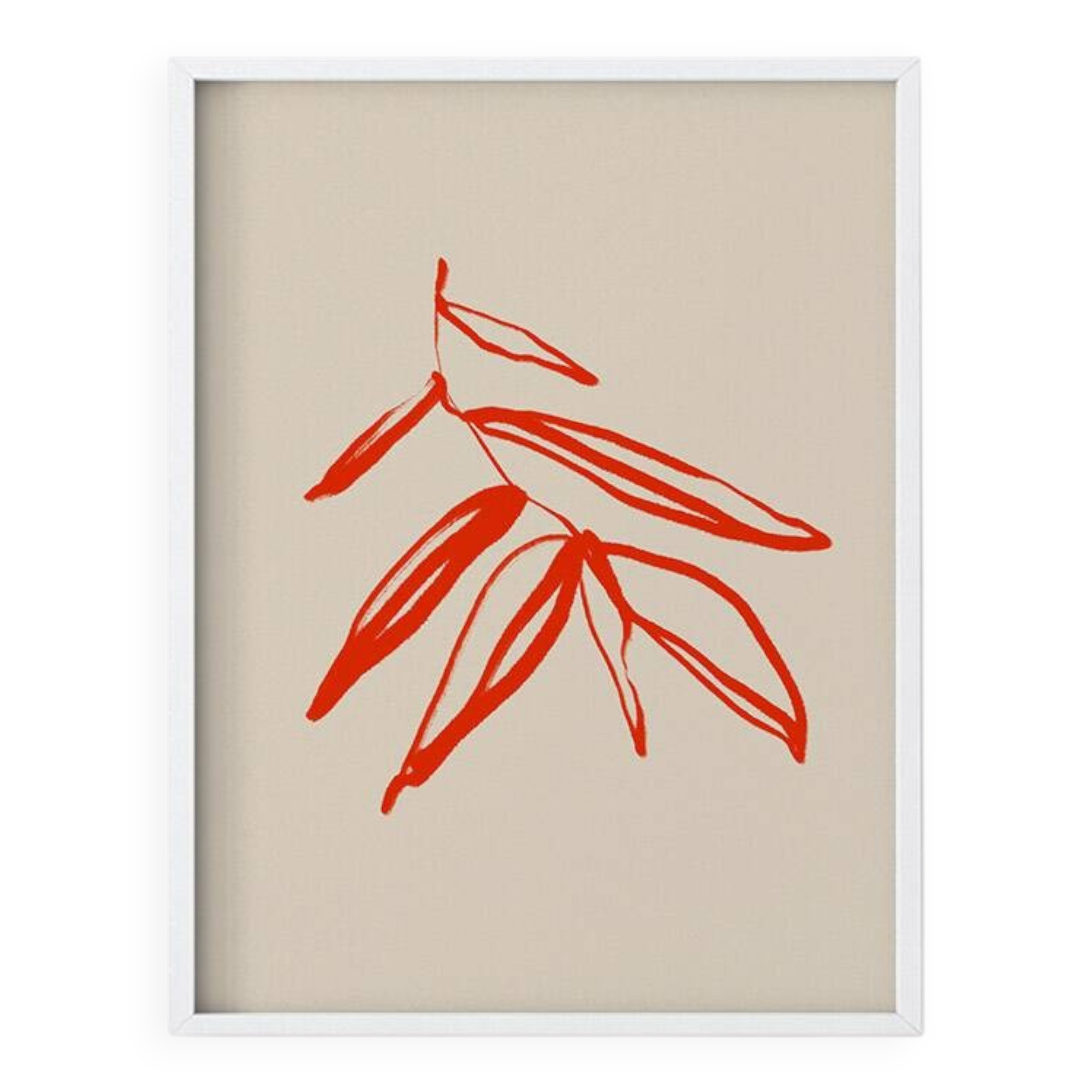 Botanical illustration giclee print, 50x70