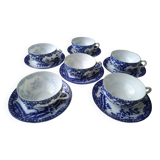 6 Japanese porcelain coffee or tea cups