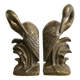 Art Deco Brass Heron Bookends