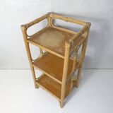 rattan bedside table
