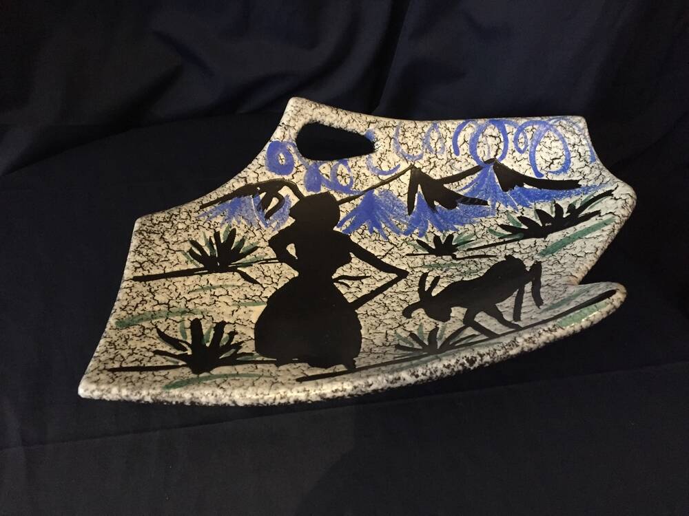 Fruit cup original vintage kitchen decor table art