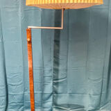 Floor lamp, art deco reader 1930 rosewood