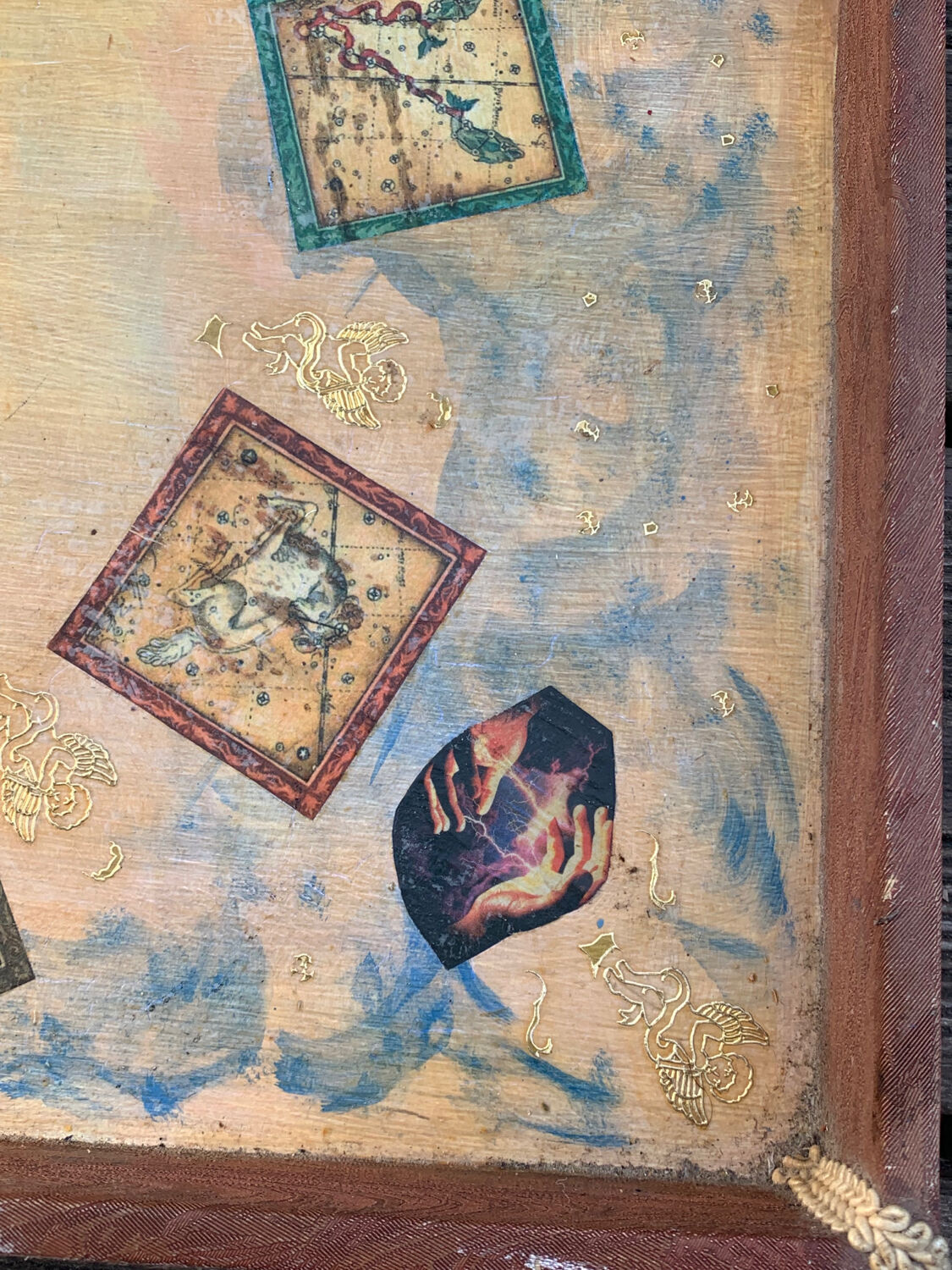 Old clairvoyance/astrology tray early 20th