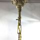 4-light bronze Napoleon III chandelier