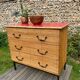Vintage rattan chest of drawers 1950-60
