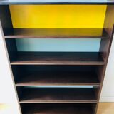 Vintage wooden showcase library 1950