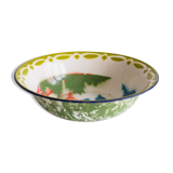 Enamelled metal salad