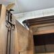 18th century walnut castle wardrobe - fully removable