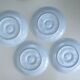 Assiette à huîtres en porcelaine – lot de 4