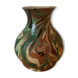 Vase en terre cuite émaillée Alsace Soufflenheim Savoie