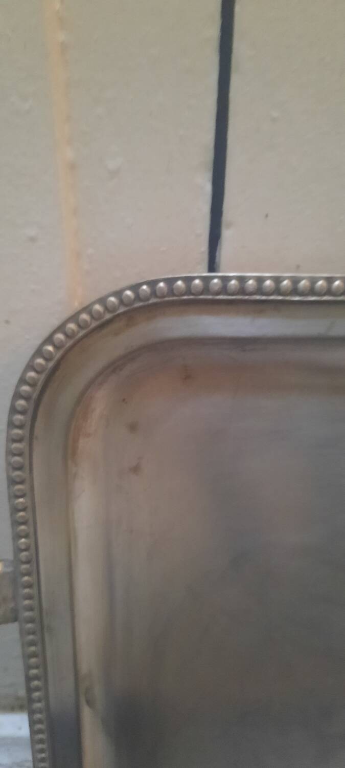 Silver-plated tray