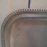 Silver metal tray