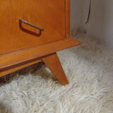 Vintage chest of drawers from the 50s compass