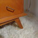 Commode vintage des années 50 pieds compas