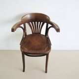 Brown wooden bistro chair