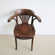 Brown wooden bistro chair