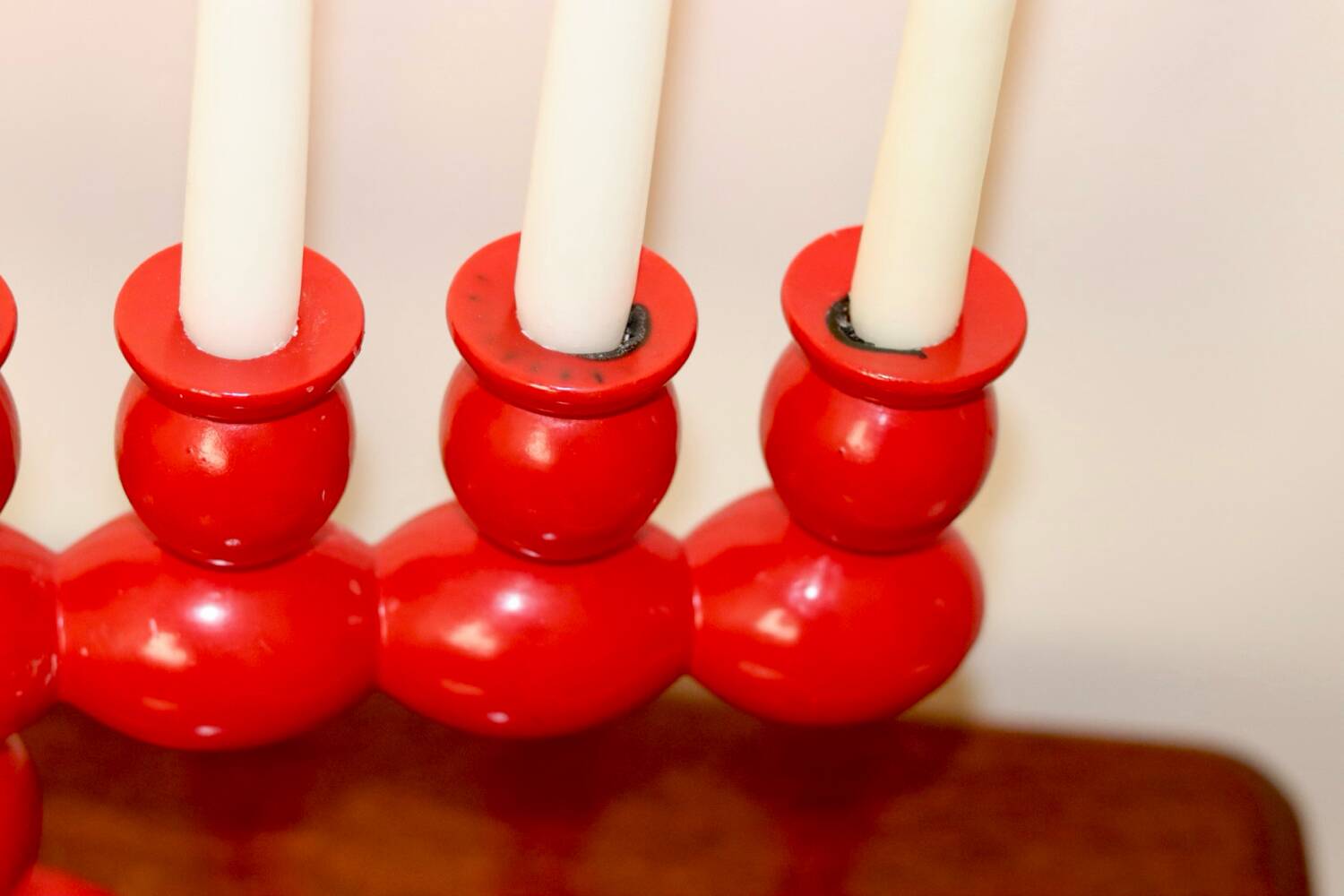 Candélabre suédois à fuseaux