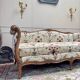 Cross Bed Known as “Turkish” in Walnut, Louis XV Style, 19th Century