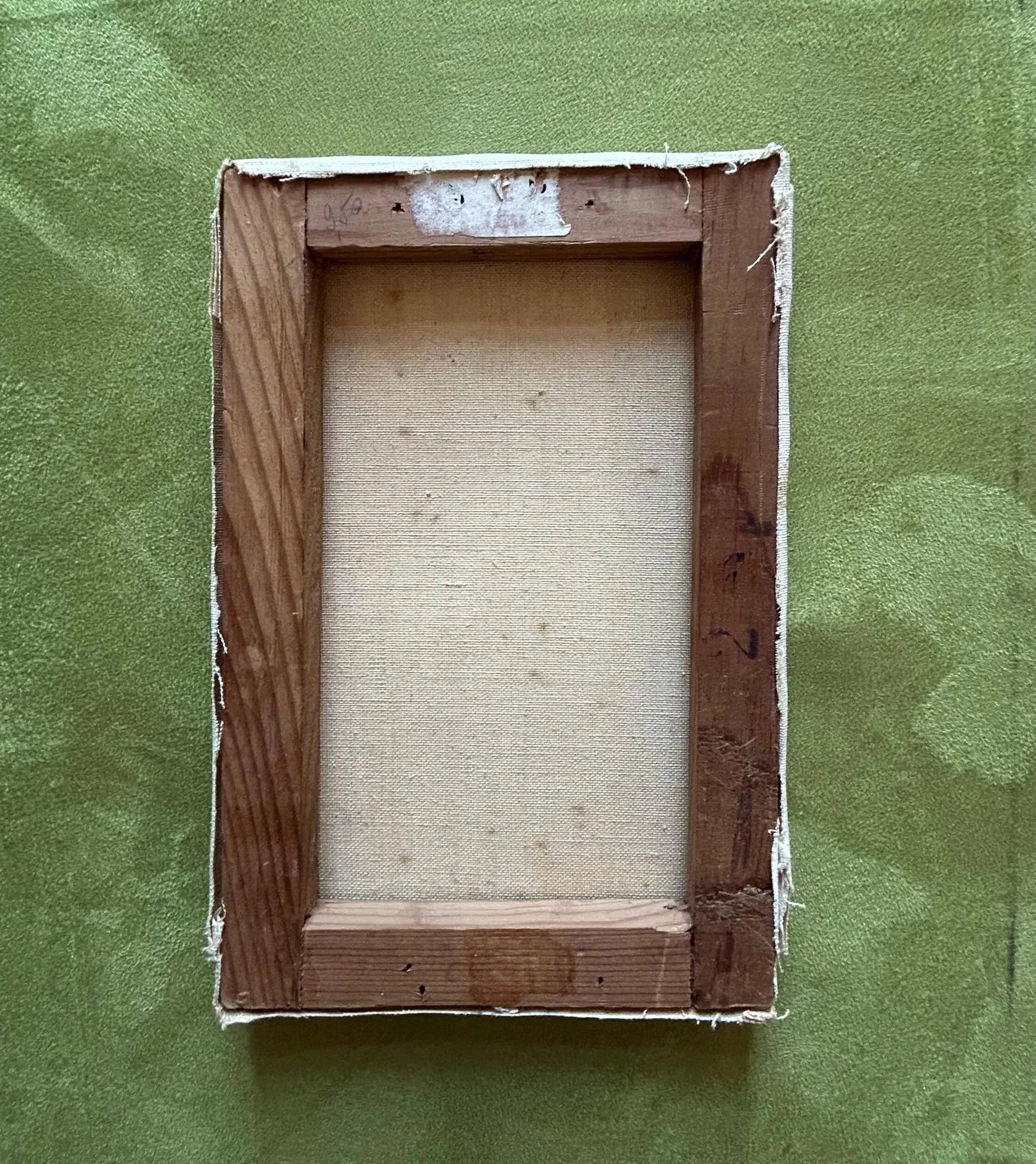 Expressionist Oil Painting of a Nude Woman, Unframed