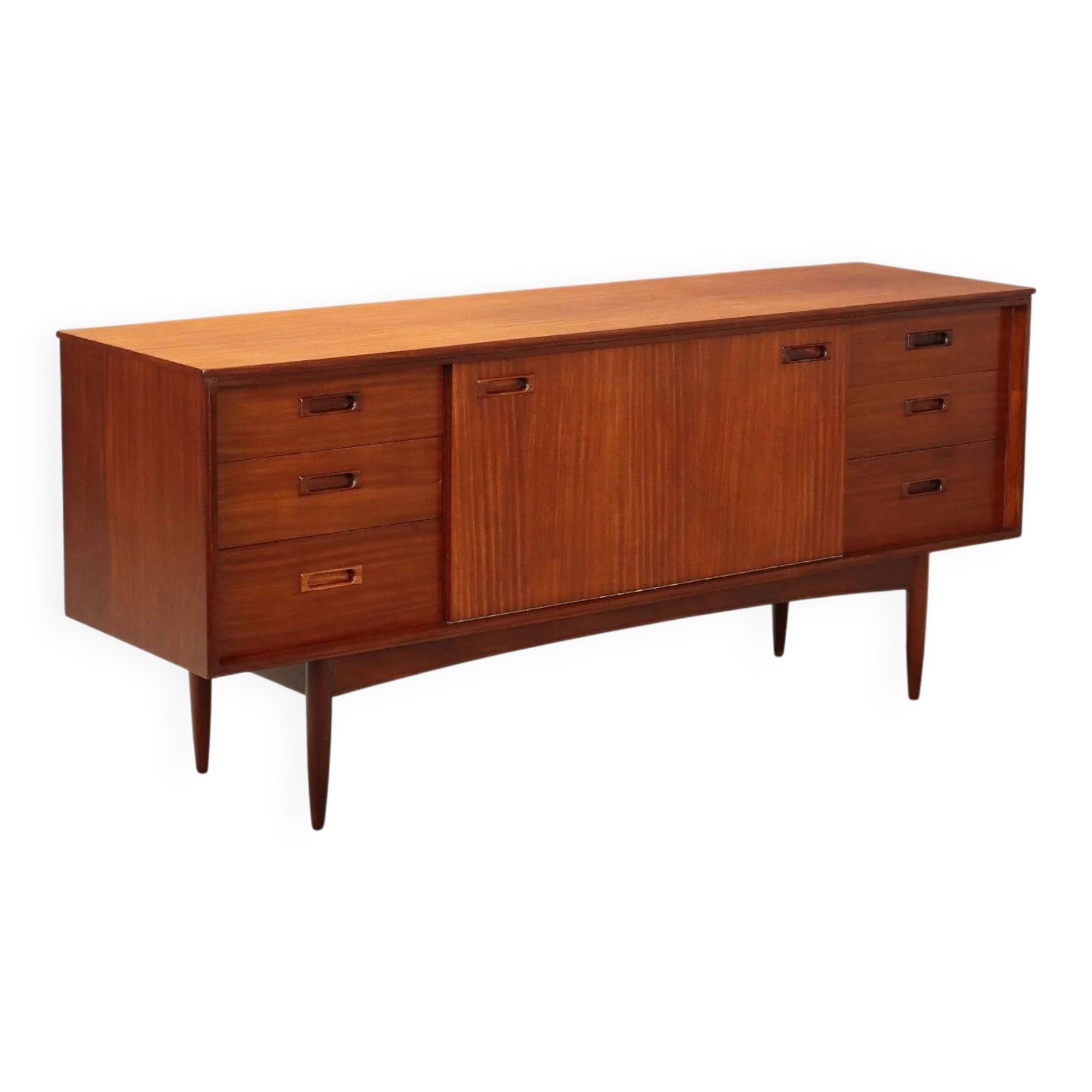 Vintage teak enfilade with drawers, United Kingdom, 1960s