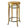 Bar stool curved wood by KOHN 1910, not Thonet