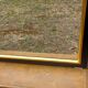 Black and gold art deco style mirror - 110cm x 78cm