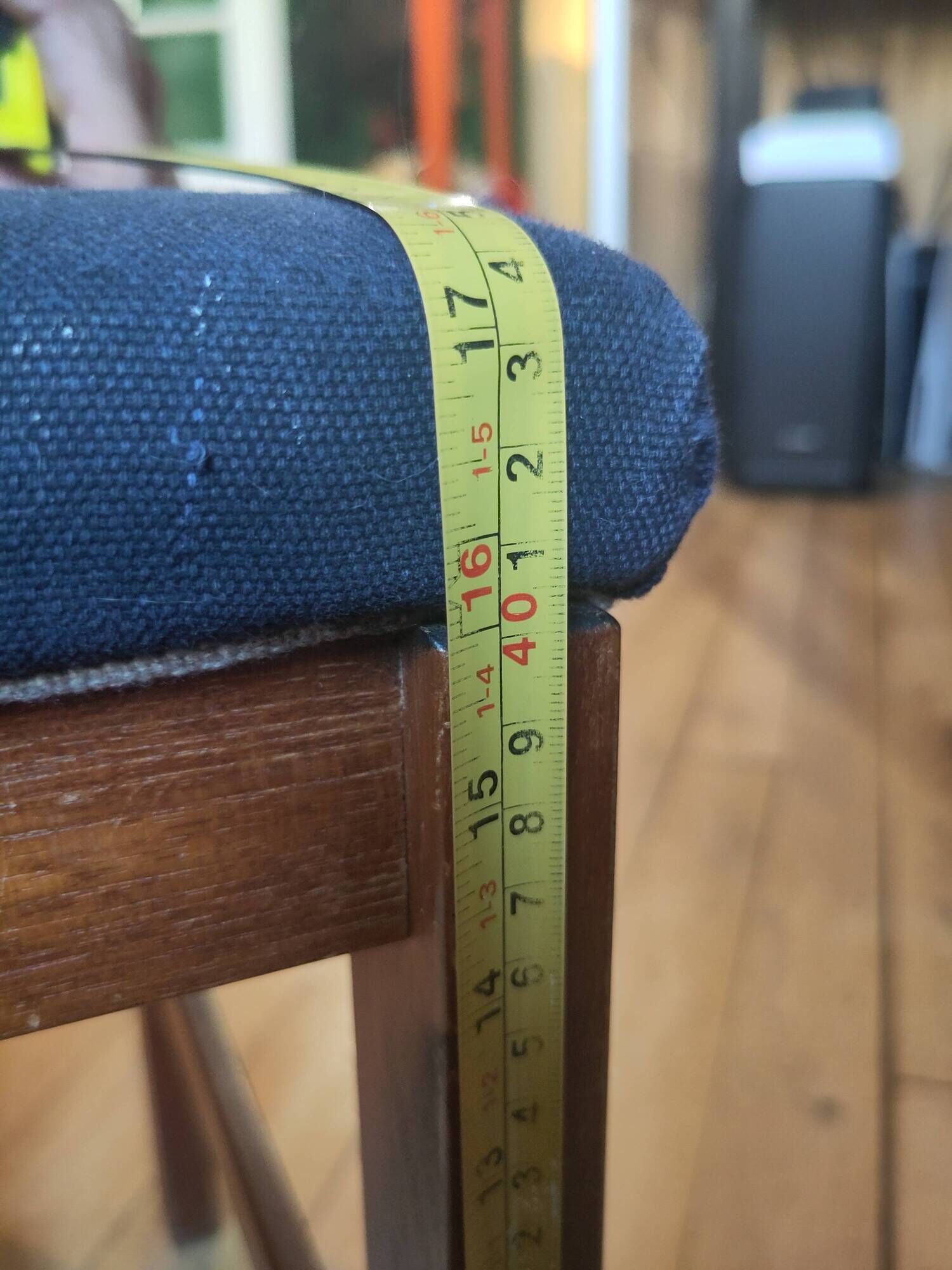 Vintage Scandinavian telephone bench