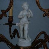 Napoleon III biscuit baby chandelier