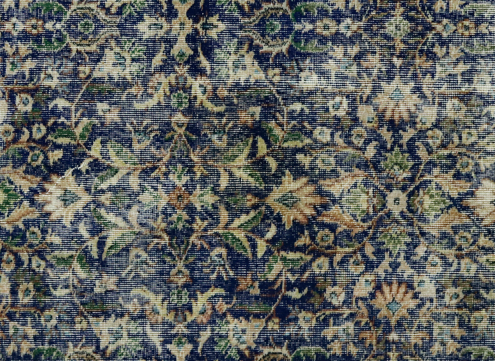 Anatolian handmade vintage rug 246 cm x 154 cm