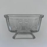 Glass cup with dragon decoration