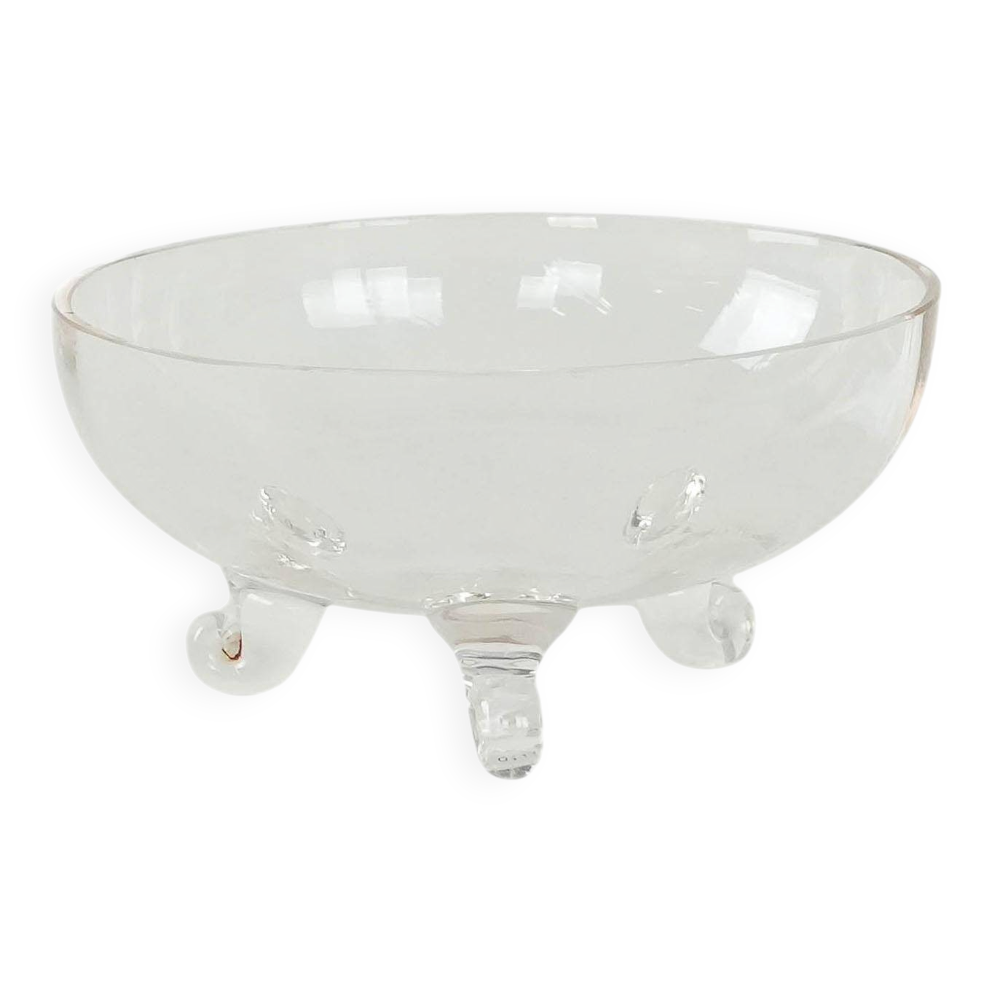 Glass bowl, Danish design, 1970s, manufactured in Denmark