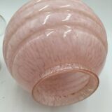 pink opaline pendant light