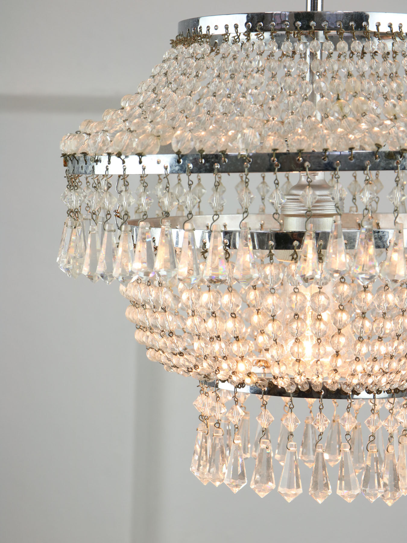 Mid-century Viennese Crystal Chandelier