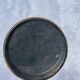 Small antique lacquered dish with hand-painted floral decoration.