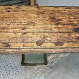 Unique industrial table garden table dining table 90 x 182 cm