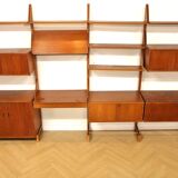 Teak "system" library, sweden, 1960