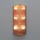 Pair of Mid-century Modern Style Italian Murano Glass and Brass Sconces